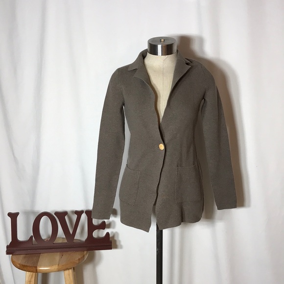 Light brown Banana Republic XS sweater jacket - Picture 7 of 8
